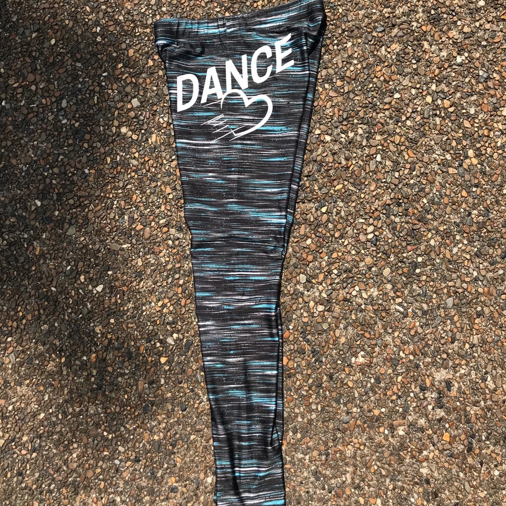 Justice full lengths “Dance” Leggings.
